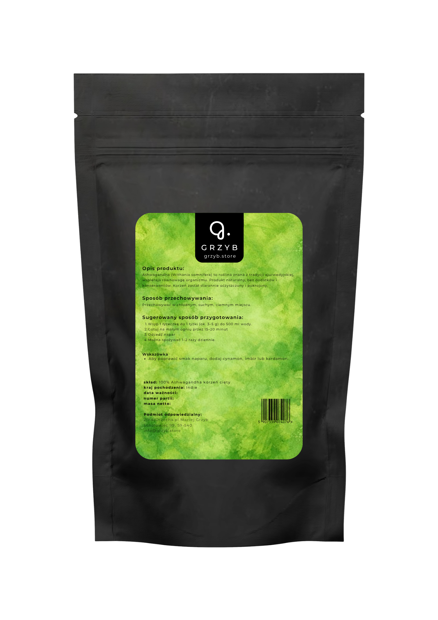Ashwagandha - spokojny rytuał (korzeń cięty)