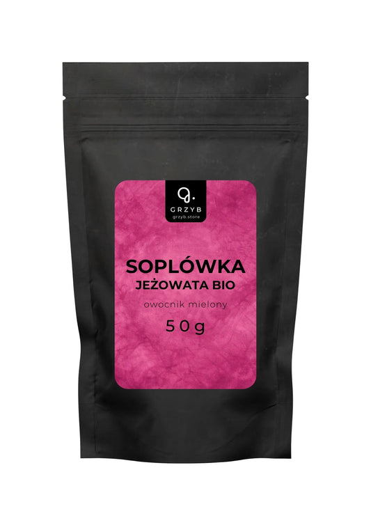 Soplówka jeżowata bio - czysty umysł (mielona)
